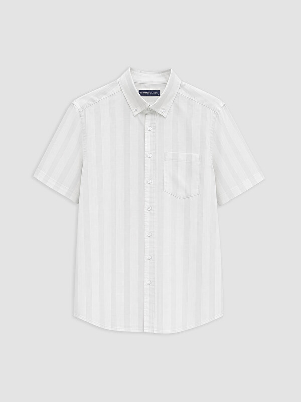 LCWAIKIKI Classic Man Grey Shirt