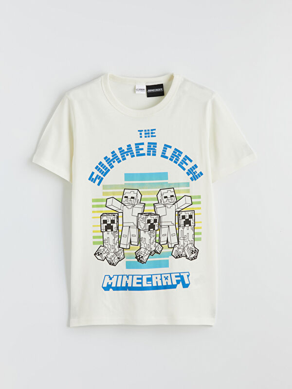 LCW Kids Minecraft ნაბეჭდი ბიჭის მაისური