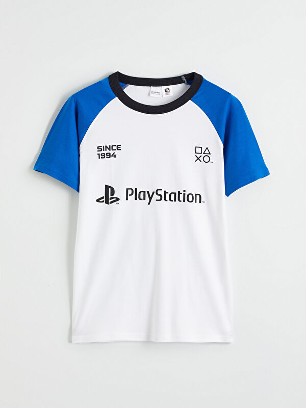 LCW Kids Crew Neck PlayStation Printed Boys' T-Shirt