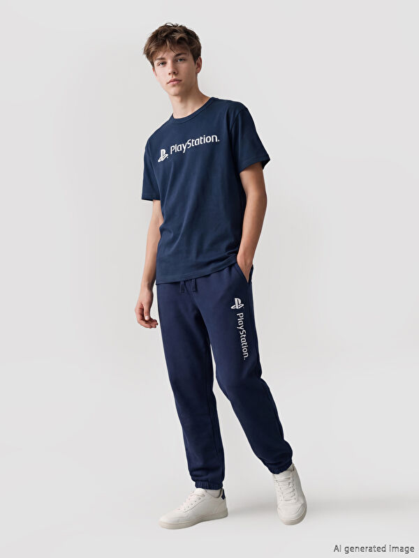 LCW Kids Playstation Baskılı Erkek Çocuk Jogger Eşofman Altı