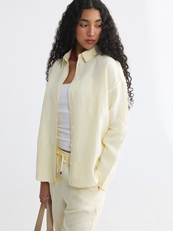 XSIDE Oversize Linen Women's Shirt