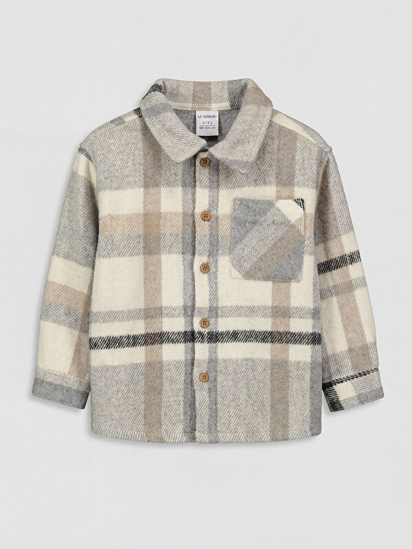 LCW Kids Long Sleeve Plaid Boys' Shirt