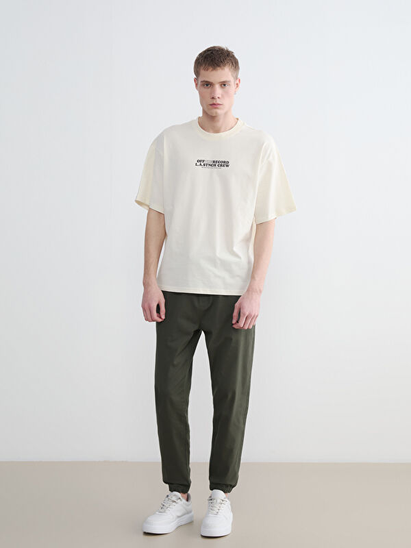 XSIDE Man KHAKI Jogger Trousers