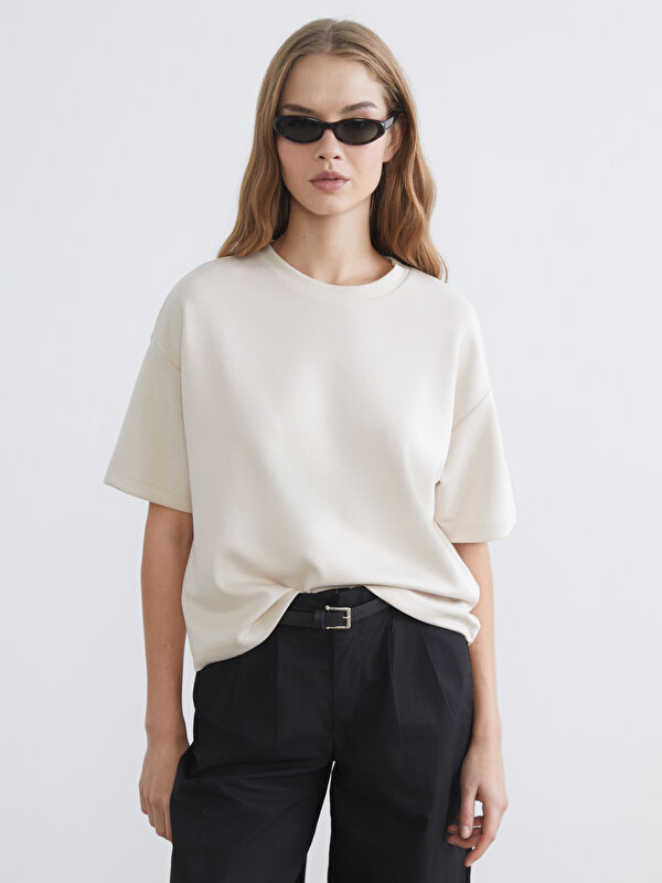 XSIDE Soft Touch Oversize Damen T-Shirt