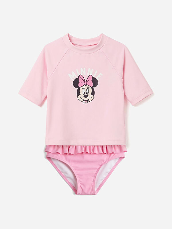 LCW ACCESSORIES Minnie Mouse Printed Baby Girls' Swimsuit Set