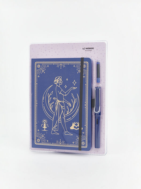LCW JOY A Notebook and Pen, Imprinted with Style.
