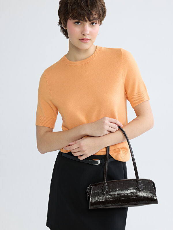 XSIDE Women's Crew Neck Knit Sweater