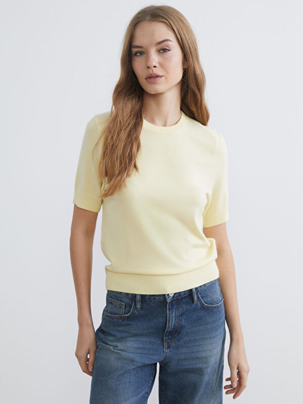 XSIDE Women's Crew Neck Knit Sweater