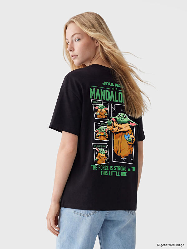 XSIDE the mandalorian принтті әйелдер футболкасы