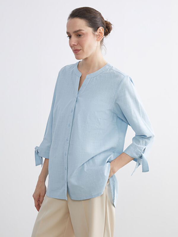LCW Grace Plus Size Off-the-Shoulder Women's Shirt