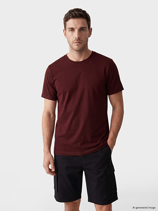 LCWAIKIKI Classic Slim Fit %100 Pamuk Basic Tişört