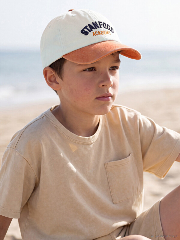 LCW ACCESSORIES Stanford Embroidered Boys' Baseball Cap
