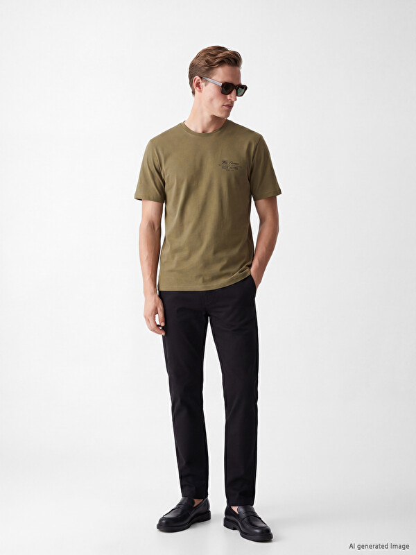 LCWAIKIKI Classic Regular Fit Gabardine Men's Chino Trousers