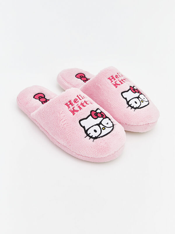 LCW STEPS Hello Kitty Printed Women's Plush Home Slippers