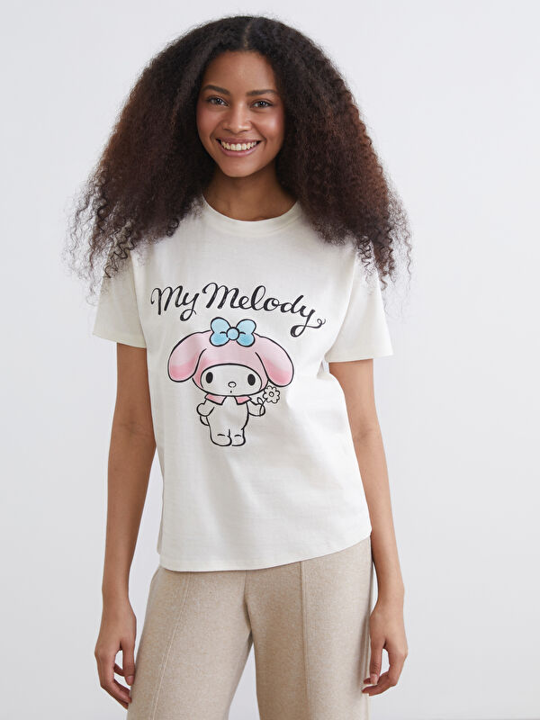 XSIDE Crew Neck Hello Kitty Printed Women's T-Shirt