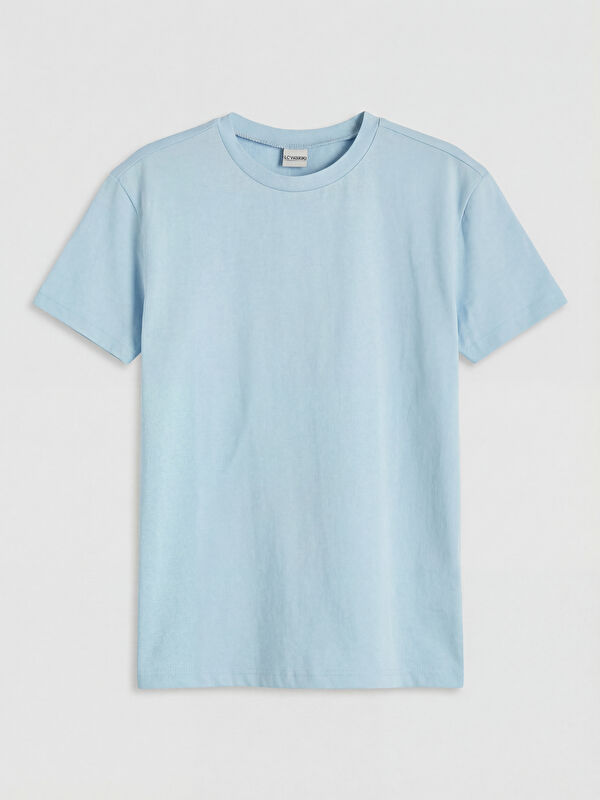 LCW Kids Crew Neck Basic Girls' T-Shirt