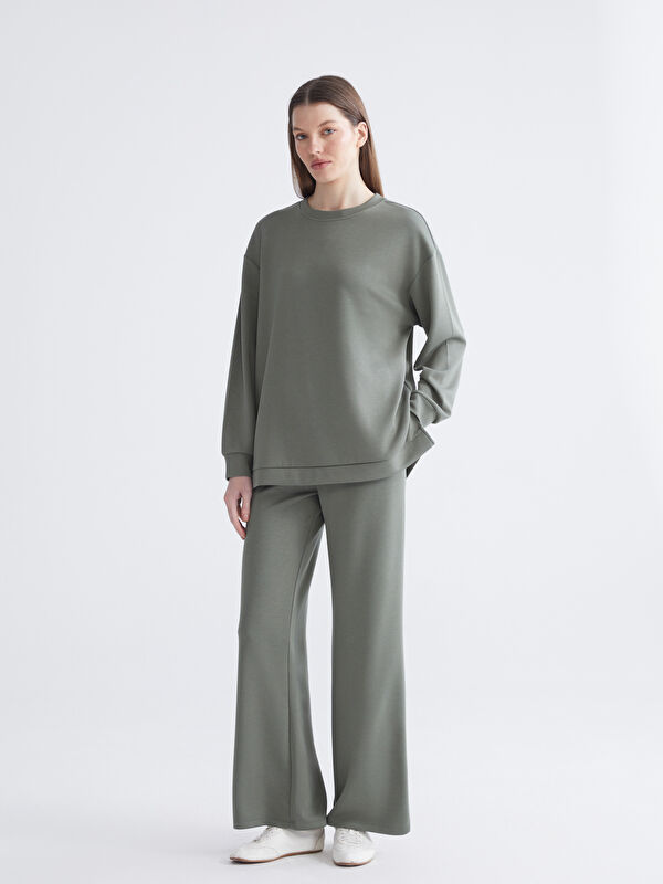 LCWAIKIKI Classic Soft Touch Women's Sweatpants with Elastic Waistband