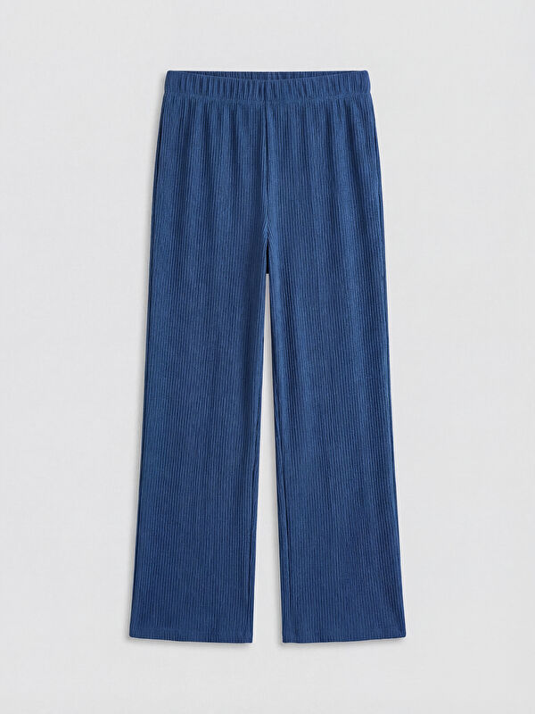 LCWAIKIKI Classic Pantalon Femme à Jambe Large à Taille Élastiquée
