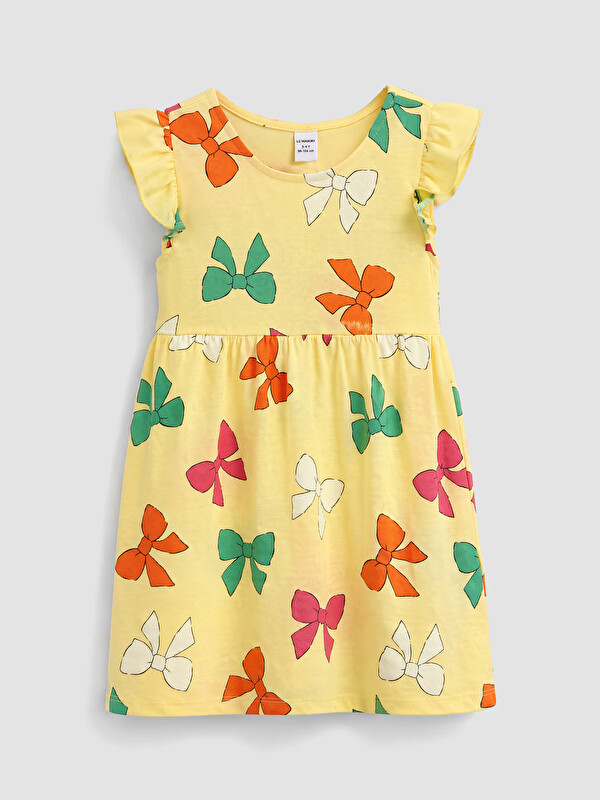 LCW Kids فستان الأصفر أطفال بنات