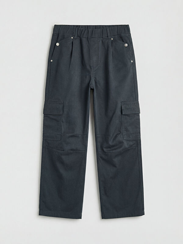LCW Kids Pantalon cargo en gabardine coupe ample pour filles