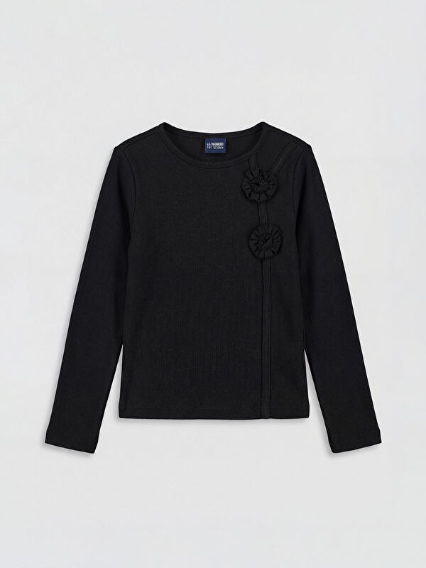 LCW Kids Girl BLACK T-Shirt
