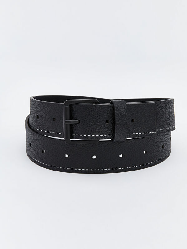 LCW ACCESSORIES Men's Leather-Look Belt