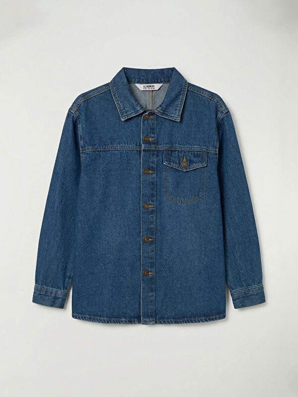 LCW Kids Boys' Long Sleeve Denim Shirt