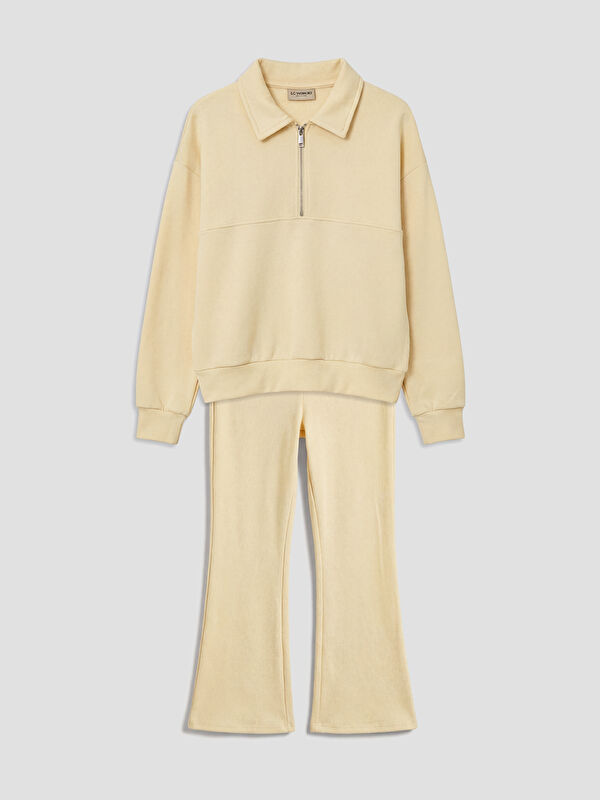 LCW Kids Girls' Sweatshirt and Pants Set