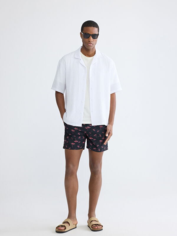 LCW SWIMWEAR شورت سباحة قصير مطبوع للرجال
