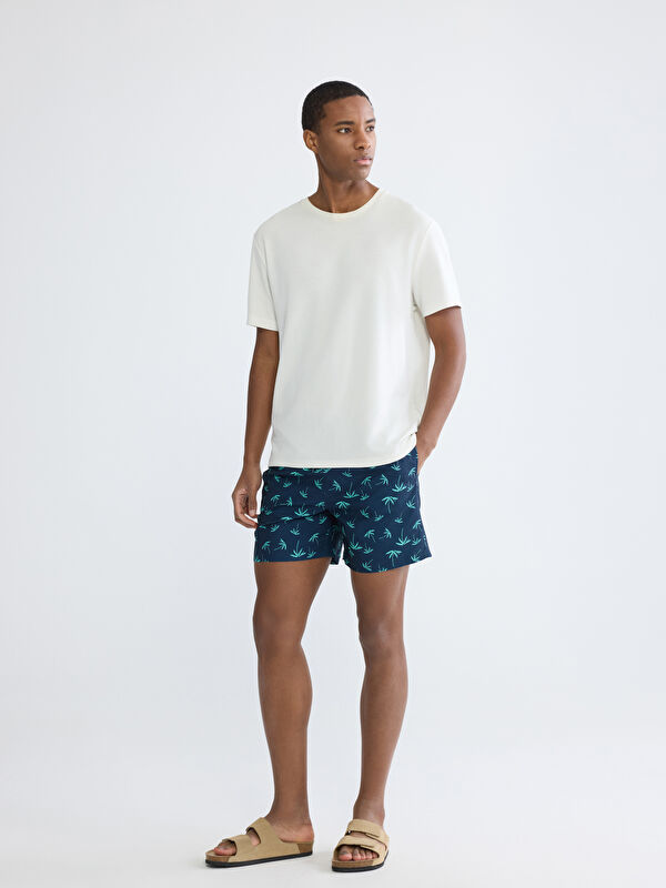 LCW SWIMWEAR شورت سباحة قصير مطبوع للرجال
