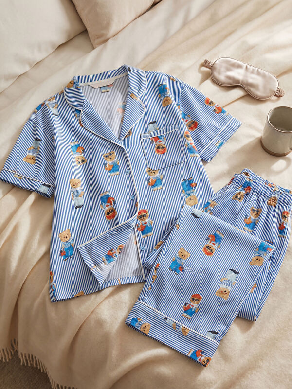LCW DREAM Ayı Teddy Baskılı Kadın Pijama Takım