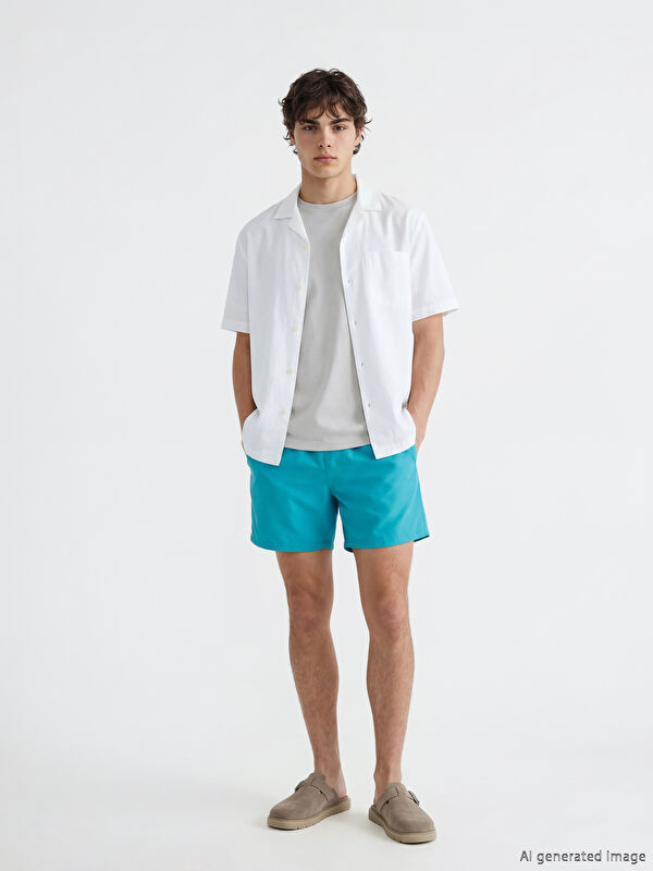 LCW SWIMWEAR شورت سباحة رجالي قصير