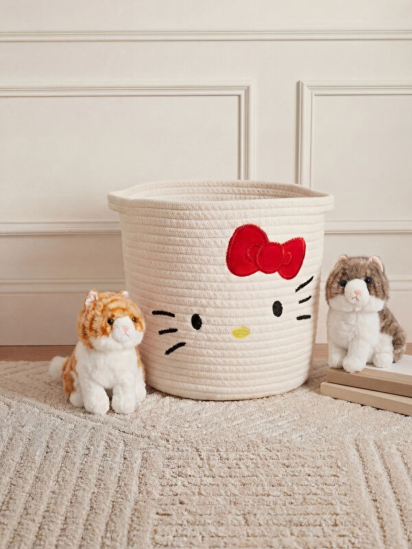 LCW HOME سەبەتەی ڕێکخستنی چاپکراوی Hello Kitty لە جۆری کۆگا