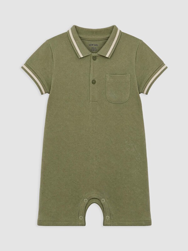 LCW baby Baby Boy Green Jumpsuit
