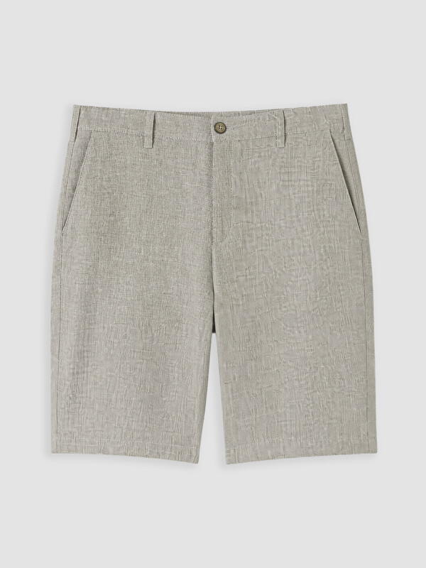 LCWAIKIKI Classic Regular Fit Keten Karışmlı Erkek Şort
