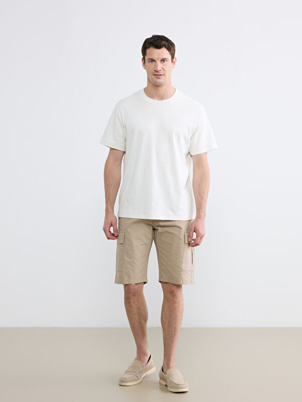 LCWAIKIKI Classic Loose Fit Erkek Kargo Şort