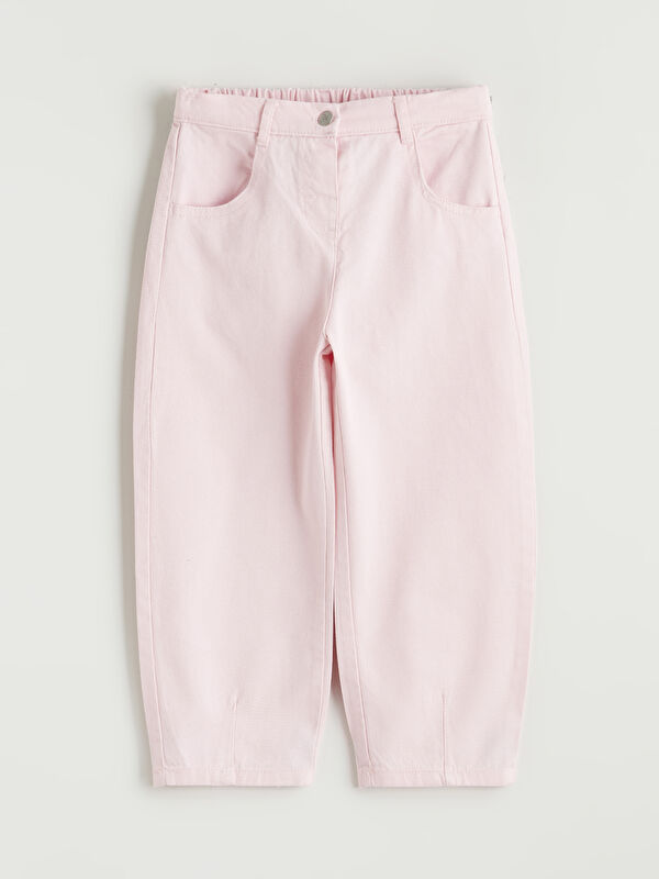 LCW Kids Baggy Fit Gabardine Girls' Trousers