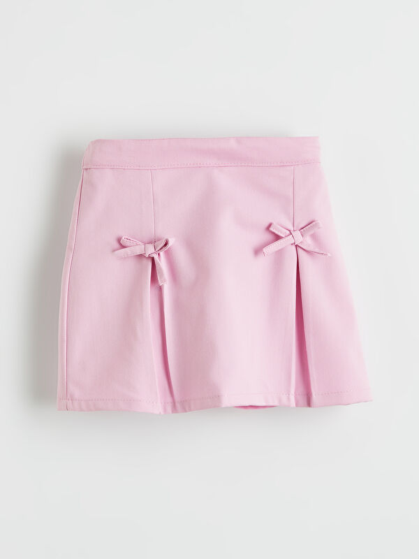 LCW Kids Girls' Skirt with Bow Detail