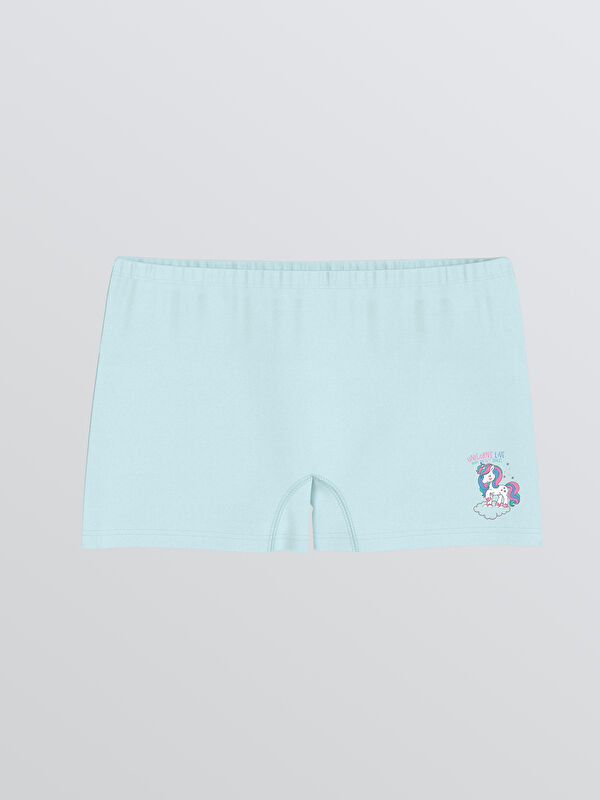 LCW Kids Beli Lastikli Kız Çocuk Boxer