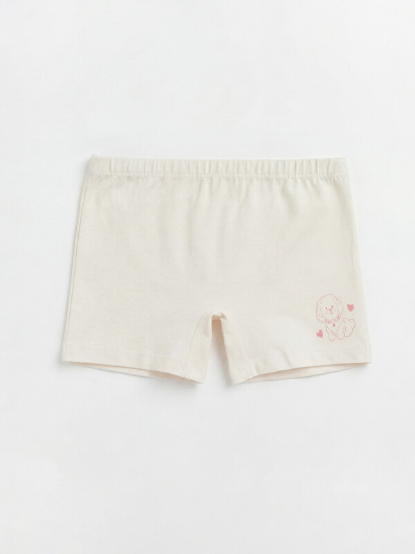 LCW Kids Baskılı Kız Çocuk Boxer