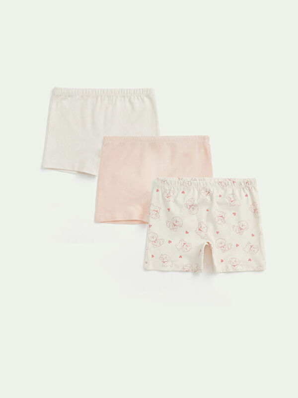 LCW Kids Kız Çocuk Boxer 3'lü
