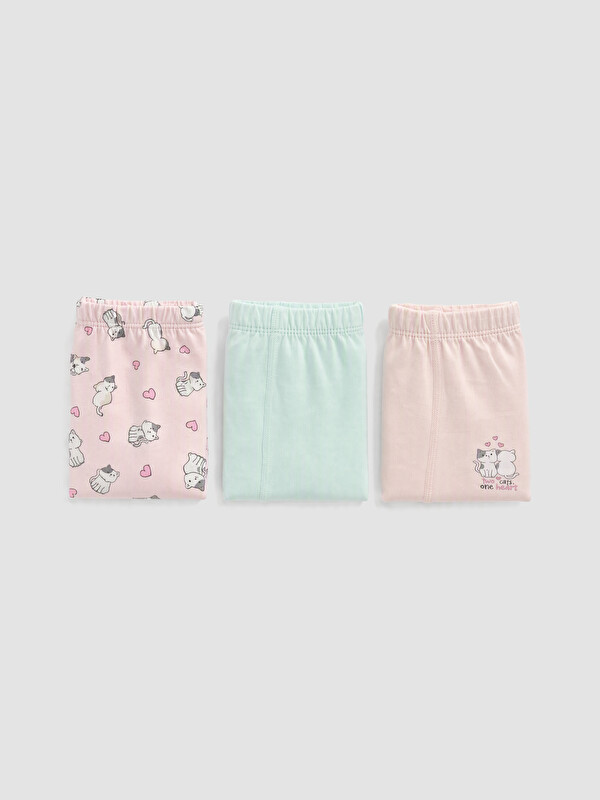 LCW Kids Baskılı Kız Çocuk Boxer 3'lü 