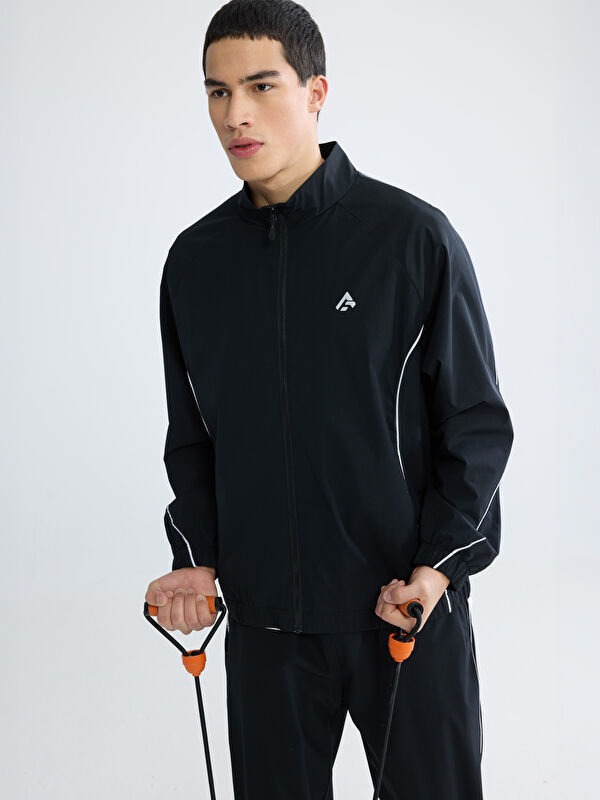 XSIDE ACTIVE Dik Yaka Erkek Fermuarlı Sweatshirt