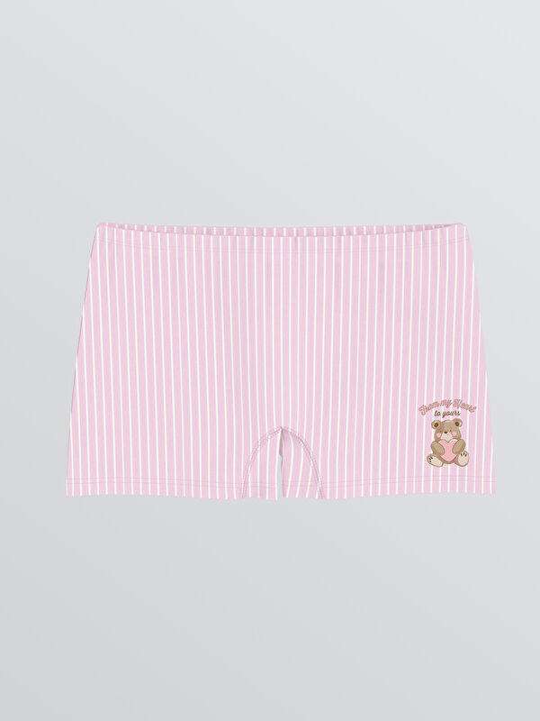 LCW Kids Kız Çocuk Baskılı Boxer