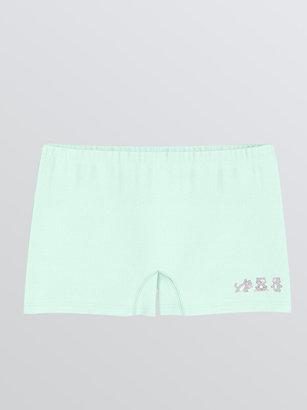 LCW Kids Baskılı Kız Çocuk Boxer