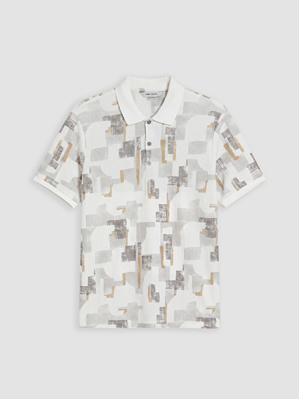 LCW Vision Polo Yaka Desenli Pike Erkek Tişört