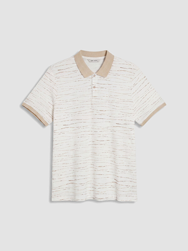 LCW Vision Polo Yaka Desenli Erkek Tişört