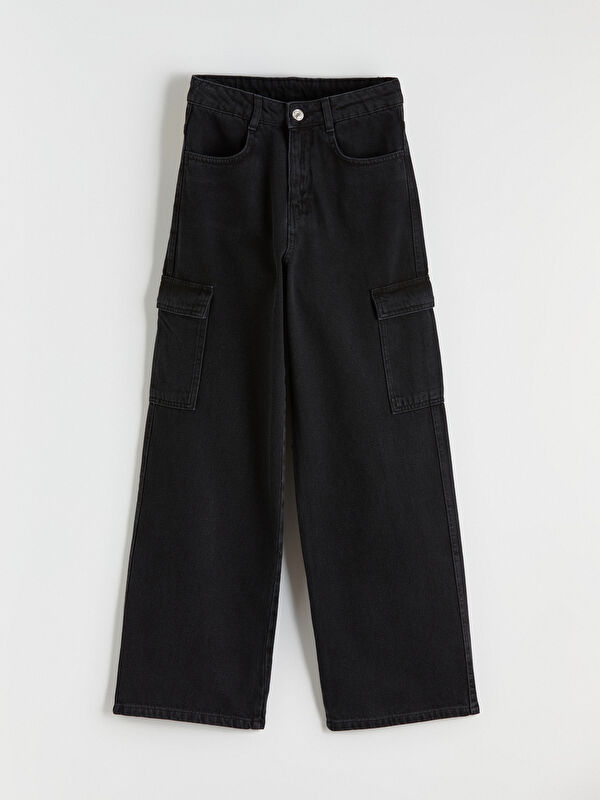 LCW Kids Wideleg Girls' Cargo Jeans