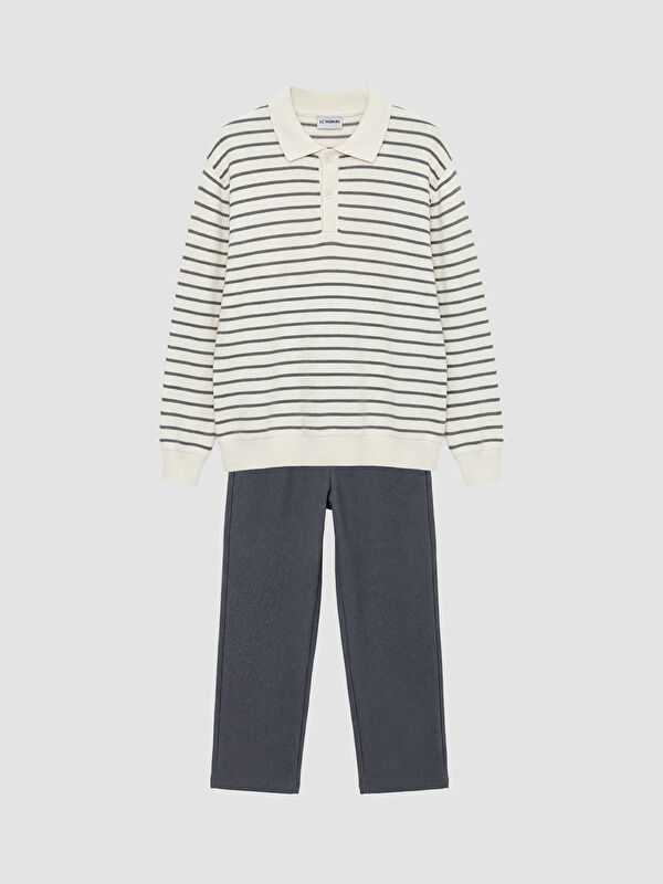 LCW Kids Ensemble Rayé pour Garçons