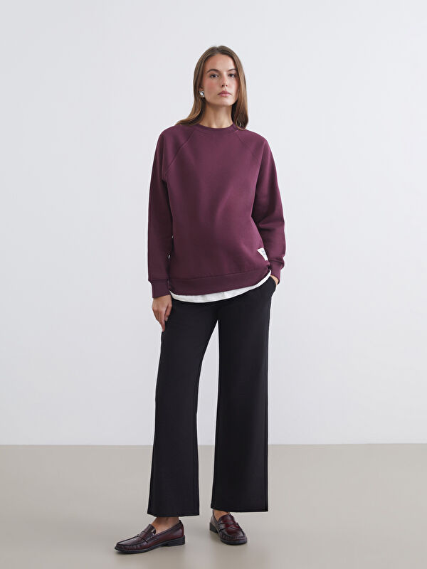 LCW Comfort Damenhosen mit verstellbarem elastischem Bund und weitem Bein